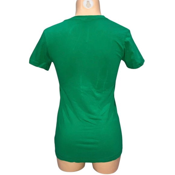 American Apparel Graphic Print Shirt Your Mom Is Irish St. Patricks Day Green S - Picture 3 of 3